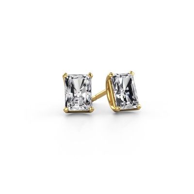 Stud earrings Sam RAD 585 gold lab grown diamond 2.00 crt