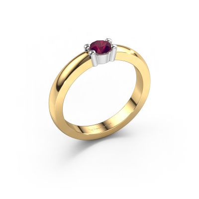 Ring Yasmin 1 585 Gold Rhodolit 4 mm
