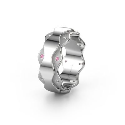 Alliance WH2033L 585 or blanc saphir rose ±7x2.4 mm