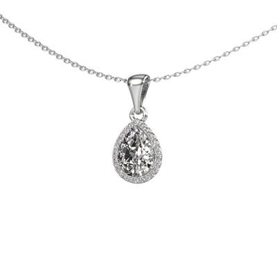 Pendant Seline per 950 platinum diamond 1.00 crt