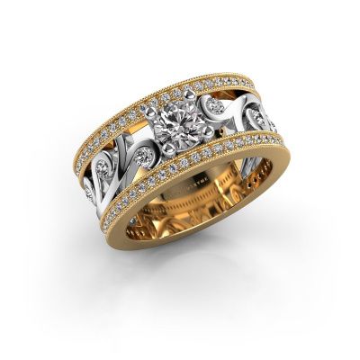 Ring Sanne 585 gold zirconia 5 mm