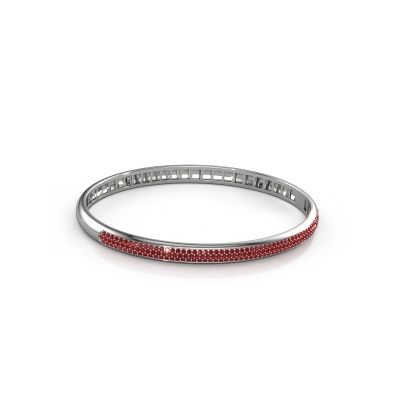 Bracelet Emely 5mm 585 or blanc rubis 1.1 mm