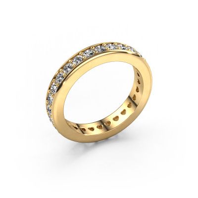 Stackable ring Nienke 585 gold zirconia 2.2 mm