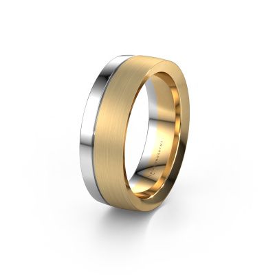 Wedding ring WH2224M26C8 585 gold ±0.28x0.09in