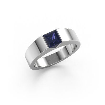 Engagement ring Arlena 1 950 platinum sapphire 4 mm