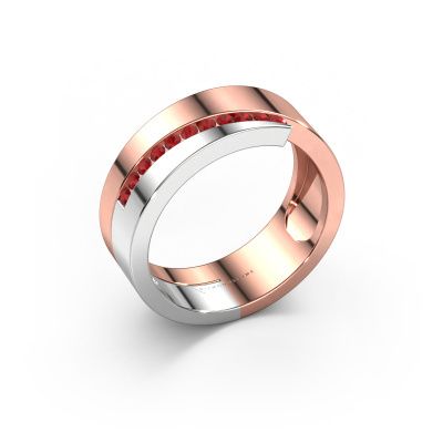 Ring Loma 585 rose gold ruby 1.5 mm