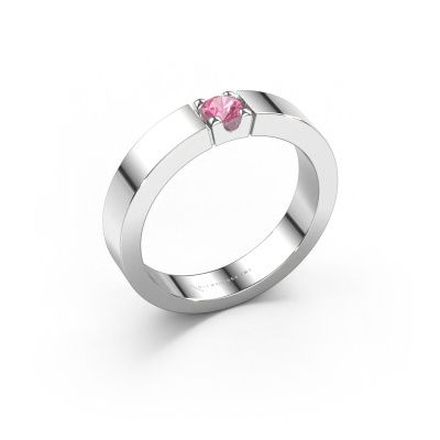 Ring Dana 1 585 Weißgold Pink Saphir 3.7 mm