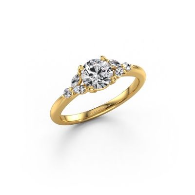 Engagement ring Megan RND 585 gold lab grown diamond 0.85 crt