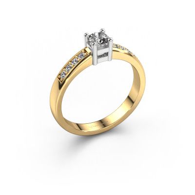 Verlovingsring Eline 2 585 goud diamant 0.095 crt