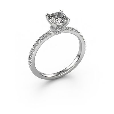 Verlovingsring Crystal CUS 4 585 witgoud diamant 1.31 crt