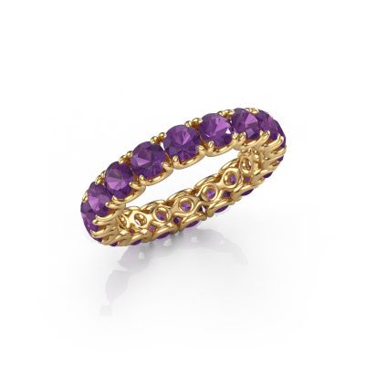 Stackable ring Estee 3.7 585 gold amethyst 3.7 mm