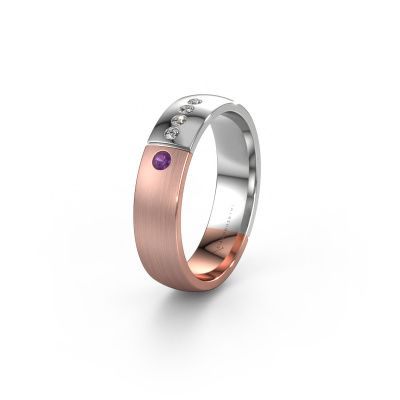 Ehering WH1101L25SAMP 585 Roségold Amethyst ±5x1.7 mm