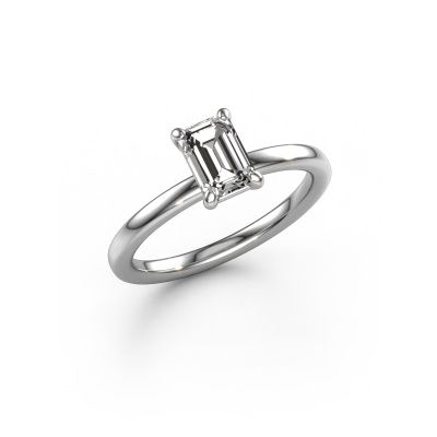 Verlovingsring Simone EME 1 950 platina lab-grown diamant 0.90 crt