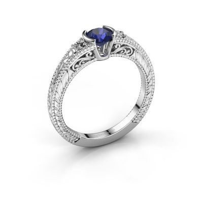 Engagement ring Anamaria 585 white gold sapphire 5 mm