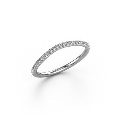 Vorsteckring SRH0842C10H1 585 Weißgold Diamant 0.135 crt