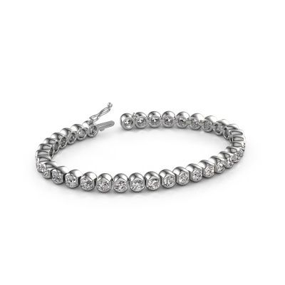 Tennis bracelet Bianca 4 mm 585 white gold lab-grown diamond 8.75 crt