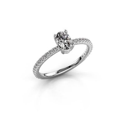 Bague de fiançailles Lynelle 2 585 or blanc diamant 0.50 crt