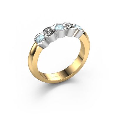 Ring Lotte 5 585 Gold Aquamarin 3 mm