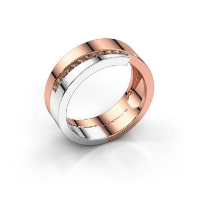 Ring Loma 585 Roségold Braun Diamant 0.165 crt