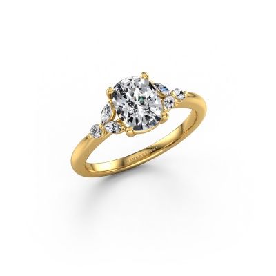 Engagement ring Megan CSH 585 gold diamond 2.15 crt