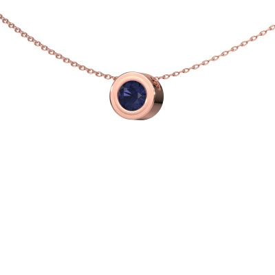 Pendant Ise 585 rose gold sapphire 5 mm