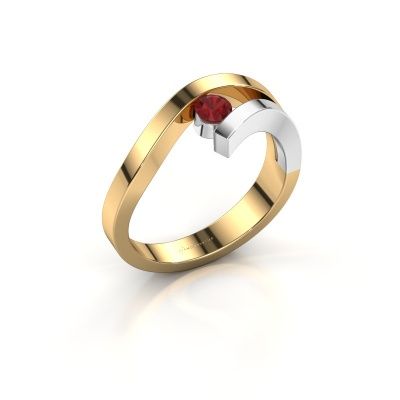 Ring Evalyn 1 585 gold ruby 3.7 mm