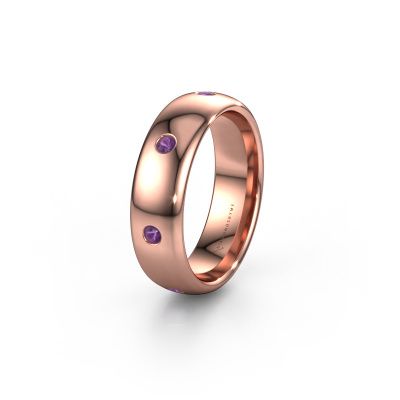Ehering WH0105L36BP 585 Roségold Amethyst ±6x2 mm