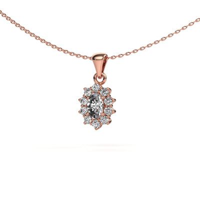 Anhänger Leesa 585 Roségold Diamant 0.70 crt