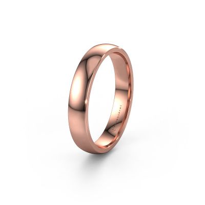 Wedding ring WH0100M24AP 585 rose gold ±0.16x0.07 in