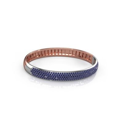 Bangle Emely 8mm 585 rose gold sapphire 1.4 mm