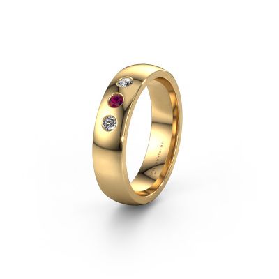 Ehering WH0114L25BP 585 Gold Rhodolit ±5x2 mm