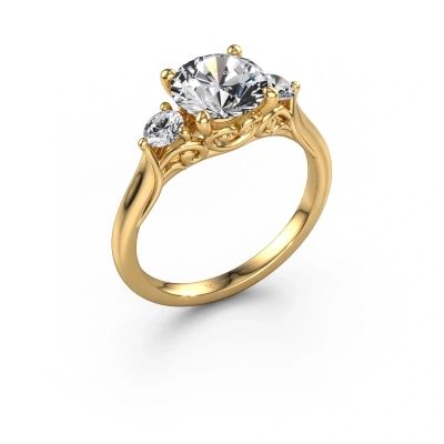 Engagement ring Laurian RND 585 gold lab grown diamond 2.30 crt