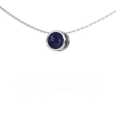 Pendant Lavon RND 585 white gold sapphire 6.5 mm