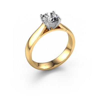 Engagement ring Sam 585 gold lab grown diamond 1.00 crt