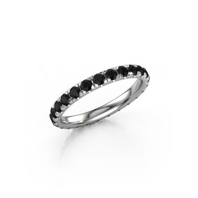 Ring Jackie 2.3 950 Platin Schwarz Diamant 1.50 crt