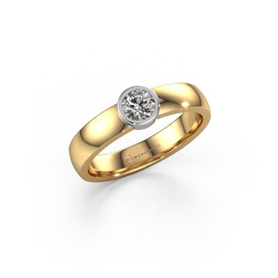 Ring Ise 1 585 goud diamant 0.30 crt