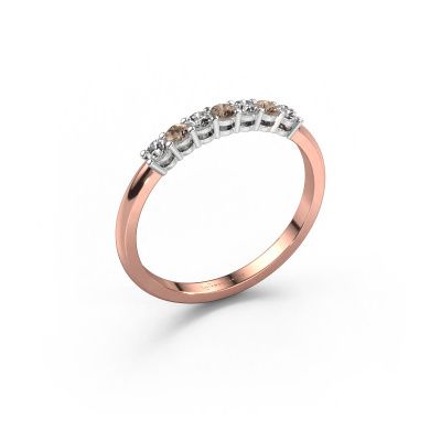 Ring Michelle 7 585 Roségold Braun Diamant 0.21 crt