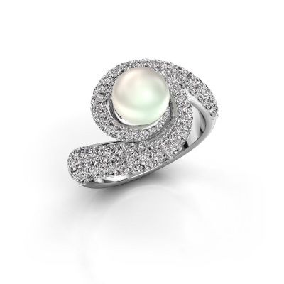 Ring Klasina 585 white gold white pearl 7 mm