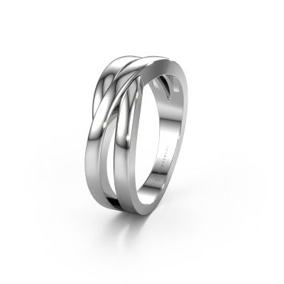 Weddings ring WHM0361M 585 white gold ±0.31x0.12in