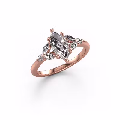 Verlobungsring Megan MRQ 585 Roségold Diamant 1.00 crt