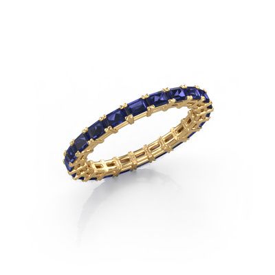 Stackable ring Vivienne EME 3x2 585 gold sapphire 3x2 mm