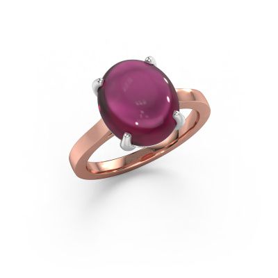 Ring Mallie 1 585 rose gold rhodolite 7x5 mm