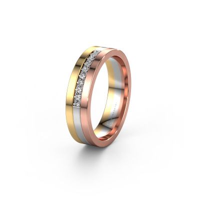 Ehering WH0413L15AP 585 Weißgold Diamant ±5x1.7 mm
