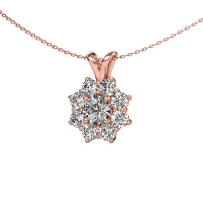 Pendant Carolyn 585 rose gold diamond 3.00 crt