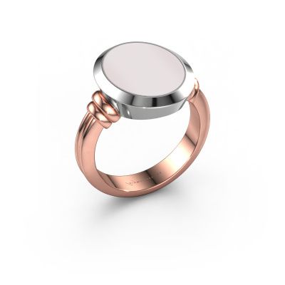 Signet ring Jake 3 585 rose gold red sardonyx 15x12 mm