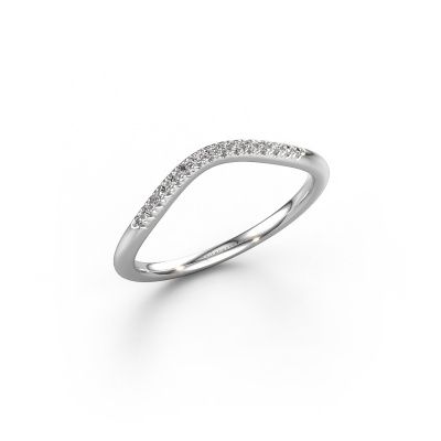 Vorsteckring SR10C2H 950 Platin Lab-grown Diamant 0.075 crt