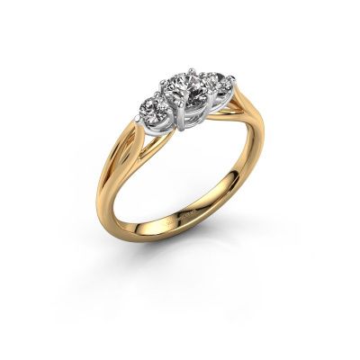 Verlovingsring Amie RND 585 goud diamant 0.60 crt