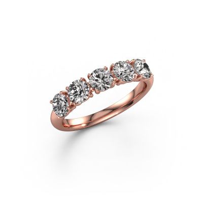 Ring Vivienne Half 585 rosé goud diamant 1.50 crt