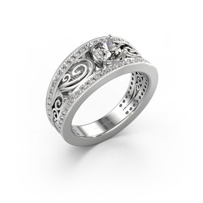 Verlovingsring Julliana 585 witgoud lab-grown diamant 0.91 crt