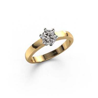 Engagement ring Luna 1 585 gold diamond 0.40 crt